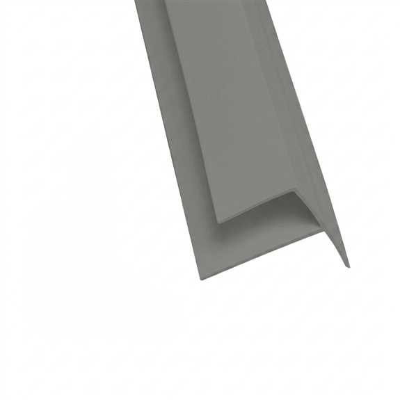 FRP 10' Dark Grey Outside Corner Molding